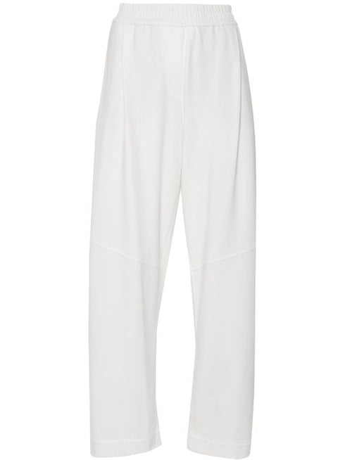 elasticated-waistband track pants